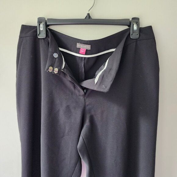 VINCE CAMUTO Flat Front Slacks | Women's 8 | Black Dress Pants, Slacks - Picture 3 of 6